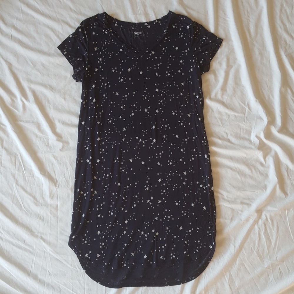 Used GAP Womens "Pure Body" Navy Nightgown